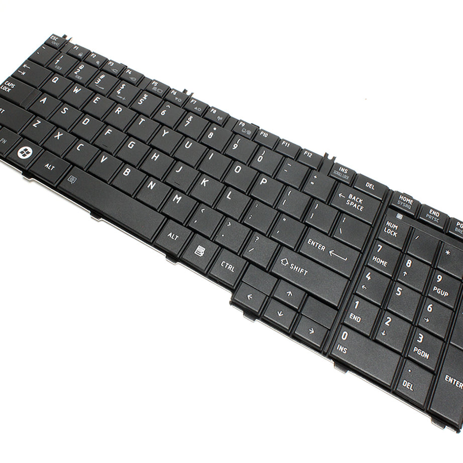 Tastatura laptop pentru Toshiba C650D C650 C655 C655D C660 C660D C670 L675 L755 L670 L650, US International, fără iluminare, cu NumPad