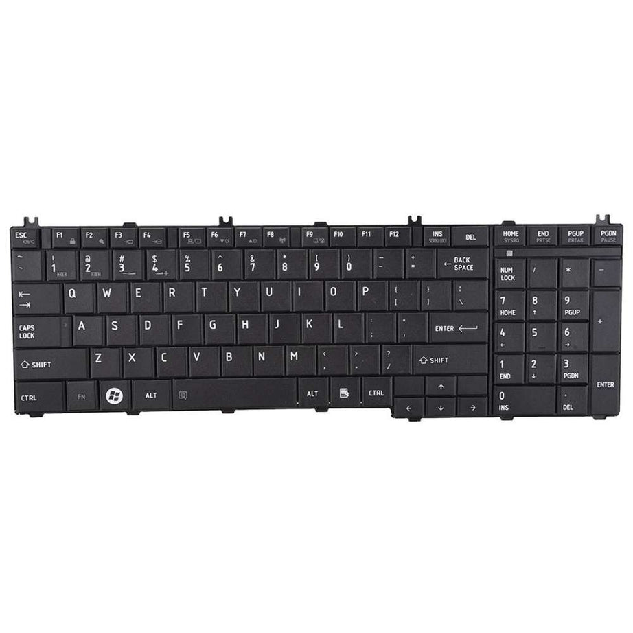 Tastatura laptop pentru Toshiba C650D C650 C655 C655D C660 C660D C670 L675 L755 L670 L650, US International, fără iluminare, cu NumPad
