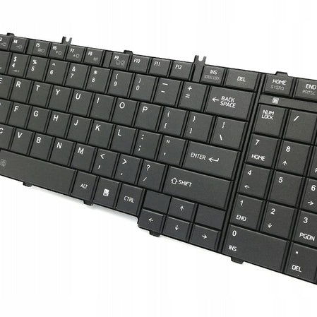 Tastatura laptop pentru Toshiba C650D C650 C655 C655D C660 C660D C670 L675 L755 L670 L650, US International, fără iluminare, cu NumPad