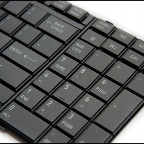 Tastatura laptop pentru Toshiba A500 A505 L350 L500 P300 P500 L355 L350D L355D Tecra A11 S11, US International, fără iluminare, cu NumPad