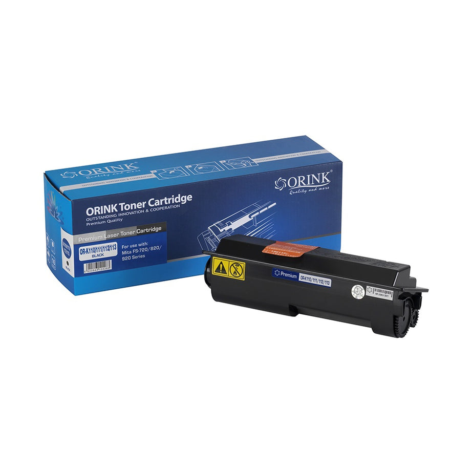 Toner compatibil Kyocera TK110, Negru, 6000 pagini
