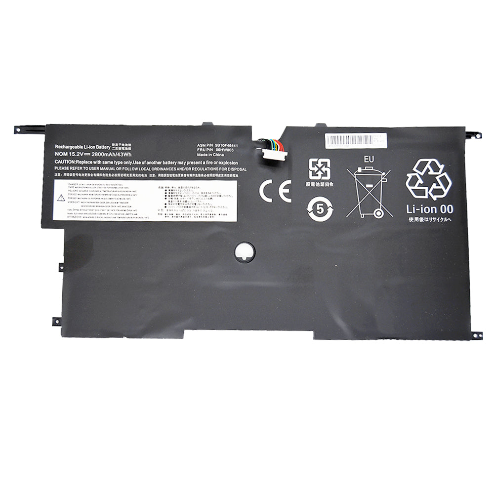 Baterie laptop Lenovo ThinkPad X1 Carbon Gen 3 Series 2015 00HW003, 8 celule, 2800mAh, 15.2V, Li-Ion