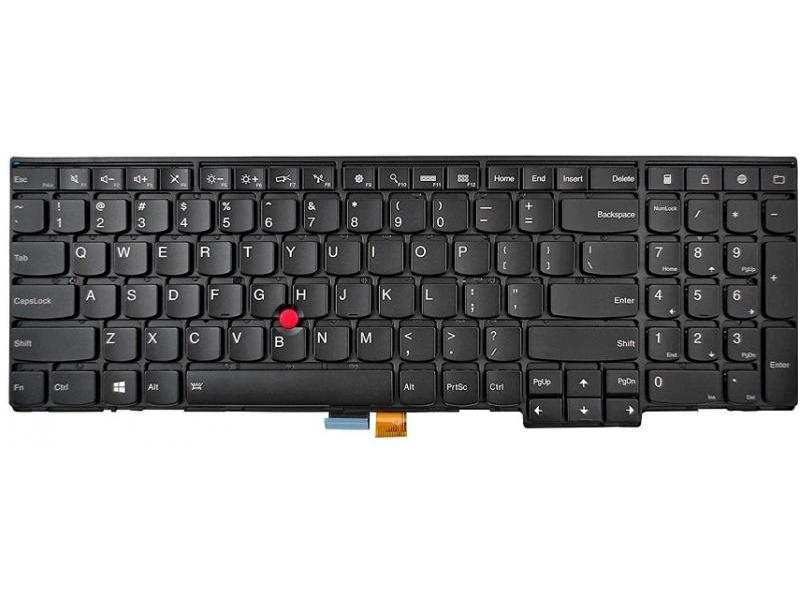 Tastatura laptop pentru Lenovo E540 T540 W540 E531 iluminata, US International, iluminată, cu NumPad