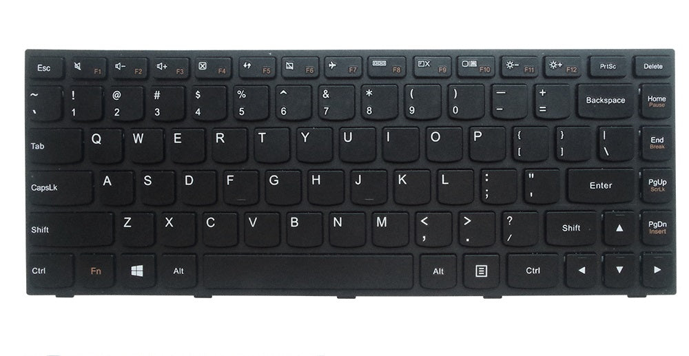 Tastatura laptop pentru Lenovo G40 G40-70 G40-30 FLEX 2-14 Z40-70 G40-80, US International, fără iluminare, fără NumPad