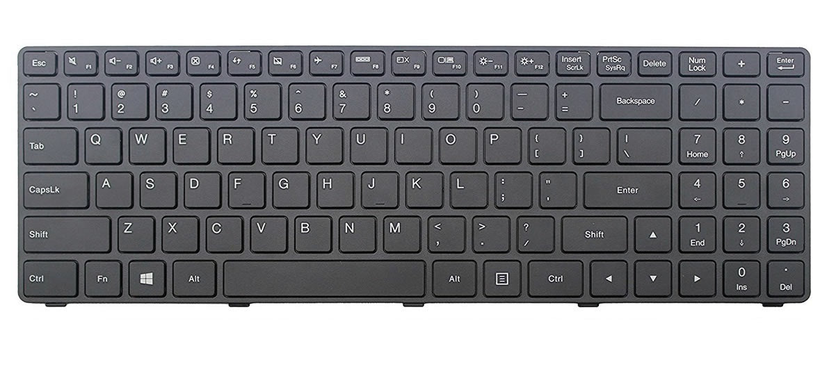 Tastatura laptop pentru Lenovo IdeaPad 100-15IBD B50-50, US International, fără iluminare, cu NumPad