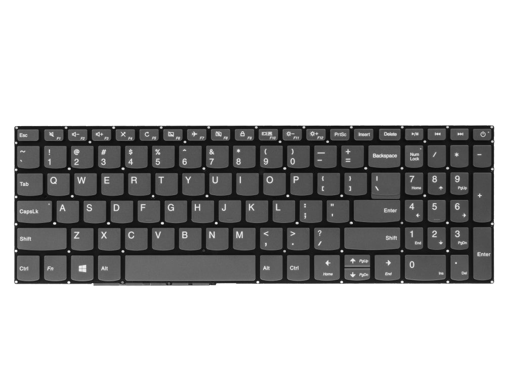 Tastatura laptop pentru Lenovo IdeaPad 320-15ISK 320-15IAP 320-15IKB 320-15ABR, US International, fără iluminare, cu NumPad