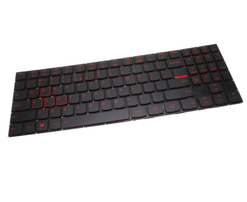Tastatura laptop pentru Lenovo Y520-15IKBN Y520-15IKBA RED, US International, fără iluminare, cu NumPad