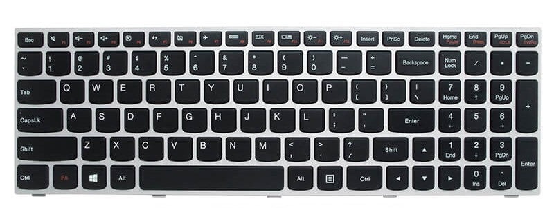 Tastatura laptop pentru Lenovo Z50-70 Z50-75 G50-30 G50-70 B50-70 E51 G50 iluminata, US International, iluminată, cu NumPad