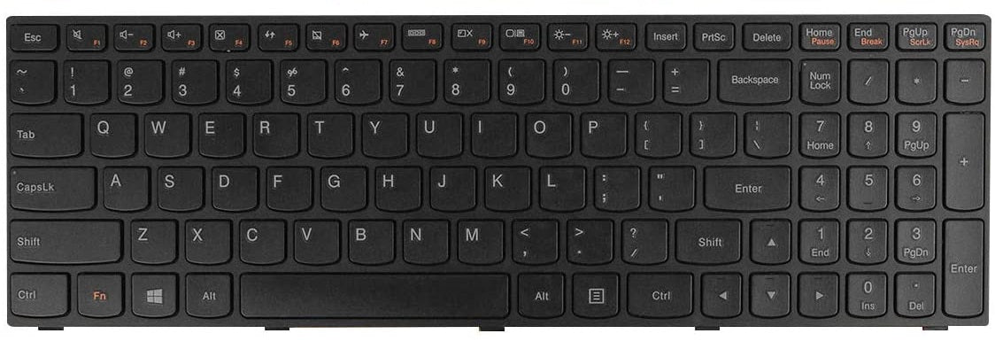 Tastatura laptop pentru Lenovo E51 G50 Z50-70 Z50-75 G50-30, US International, fără iluminare, cu NumPad