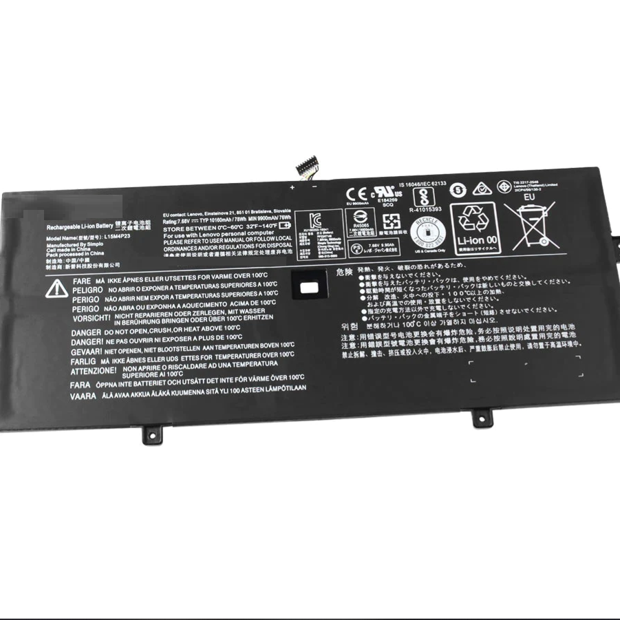Baterie laptop Lenovo Yoga 5 Pro Yoga 910 910-13IKB L15M4P23 L15M4P21 L15C4P21 L15C4P22, 4 celule, 9800mAh, 7.6V, Li-Polymer