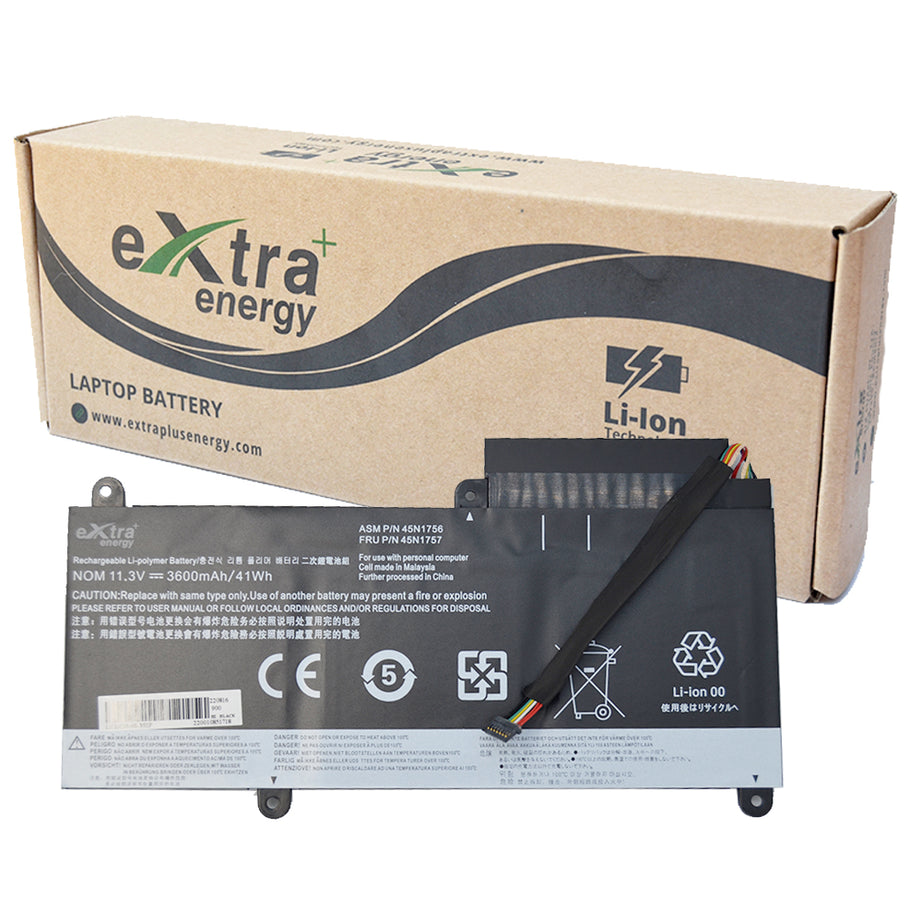 Baterie laptop Lenovo ThinkPad E450 E450C E455 E460 E465 E475 E470 E460C 45N1754 45N1755, 3 celule, 3600mAh, 11.3V, Li-Polymer