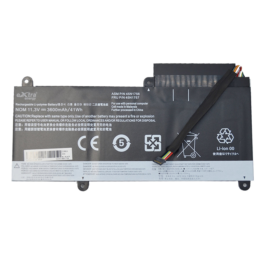 Baterie laptop Lenovo ThinkPad E450 E450C E455 E460 E465 E475 E470 E460C 45N1754 45N1755, 3 celule, 3600mAh, 11.3V, Li-Polymer