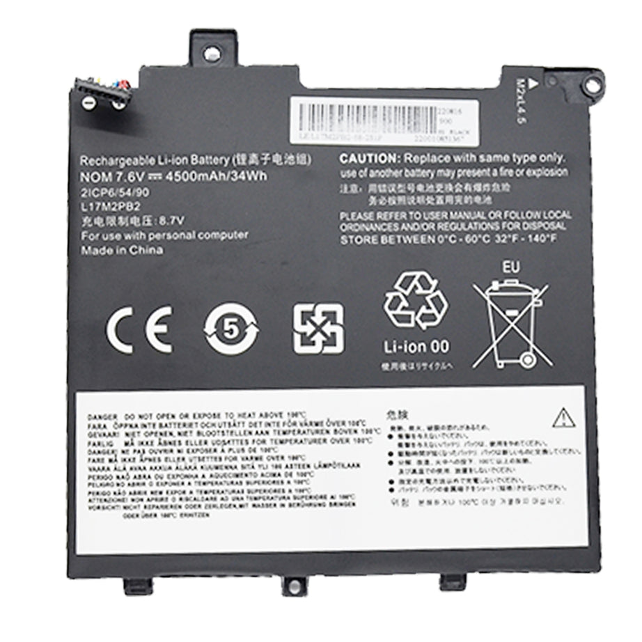 Baterie laptop Lenovo V330-14IKB V330-14ARR L17C2PB1 L17C2PB2 L17L2PB1 L17M2PB2, 2 celule, 4500mAh, 7.6V, Li-Ion