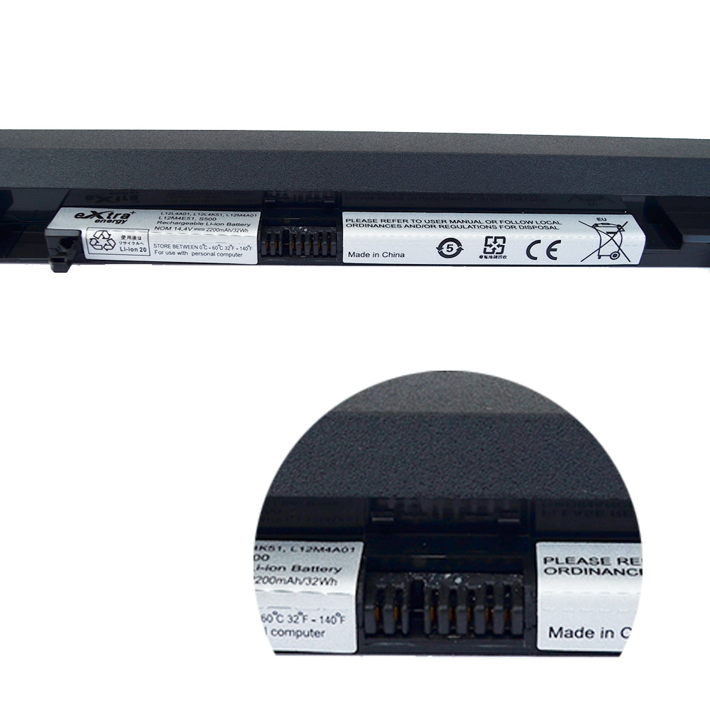 Baterie laptop Lenovo IdeaPad S500 Flex 14 14D 15 15D L12S4A01, 4 celule, 2200mAh, 14.4V, Li-Ion