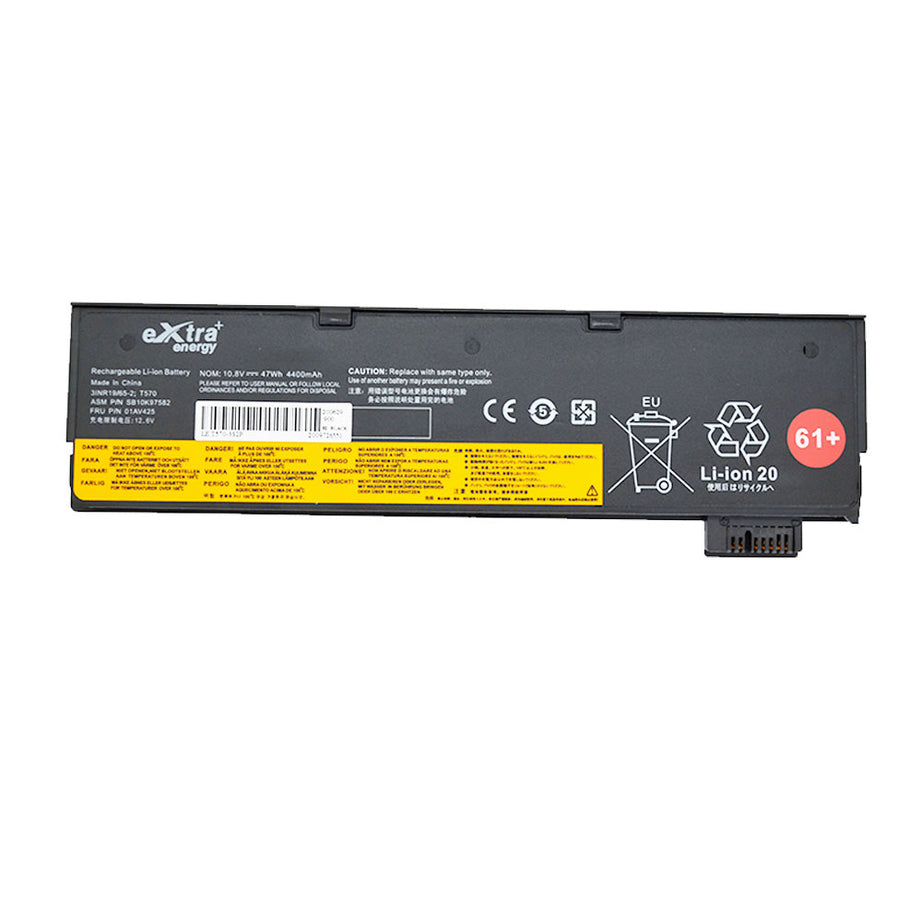 Baterie laptop Lenovo ThinkPad P51S T470 T570 T480 01AV422-01AV428 SB10K97579 SB10K97585 SB10K97597, 6 celule, 4400mAh, 10.8V, Li-Ion