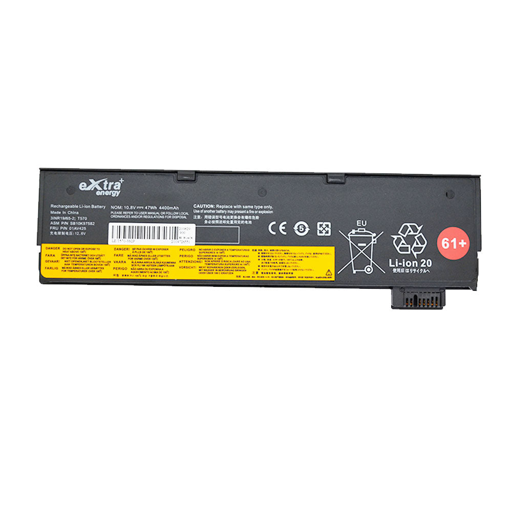 Baterie laptop Lenovo ThinkPad P51S T470 T570 T480 01AV422-01AV428 SB10K97579 SB10K97585 SB10K97597, 6 celule, 4400mAh, 10.8V, Li-Ion