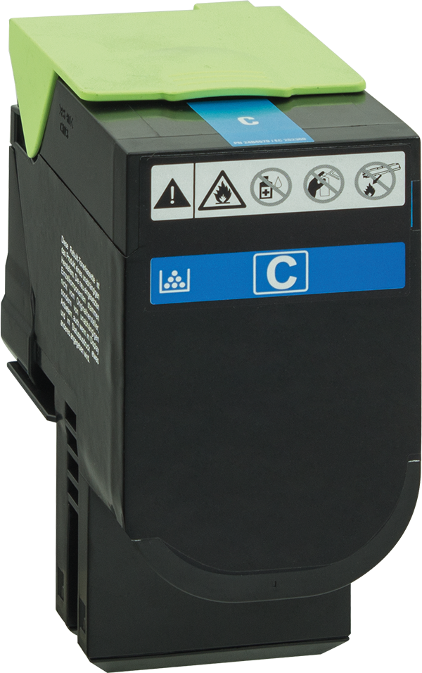 Toner compatibil Lexmark 78C2XC0 pentru Lexmark CS421ADN, Lexmark CS421DN și Lexmark CS52DN, Cyan, 5.000 pagini