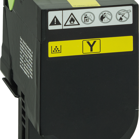 Toner compatibil Lexmark 78C2XY0 pentru Lexmark CS421ADN, Lexmark CS421DN și Lexmark CS52DN, Galben, 5.000 pagini