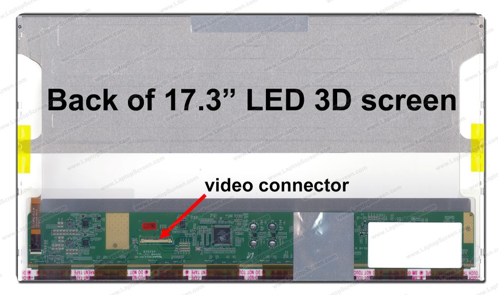 Display laptop 17.3 inch 1920x1080 FHD compatibil 3D model LTN173HT02-D02 40 pini