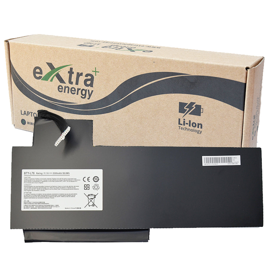 Baterie laptop MSI 2PE-025CN 2QE-083CN GS70 2PE-026CN 2QE-084CN 2QD-487CN 2PC-633XCN 2QE-083CN BTY-L76, 3 celule, 5300mAh, 11.1V, Li-Polymer