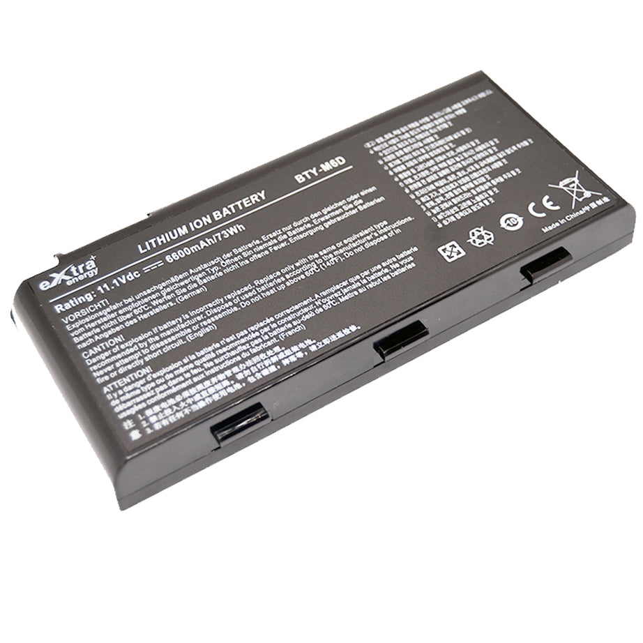 Baterie laptop MSI GT60 GT70 GT660 GT680 GT683 GT780 GT783 GX660 GX680 GX780 BTY-M6D, 9 celule, 6600mAh, 11.1V, Li-Ion
