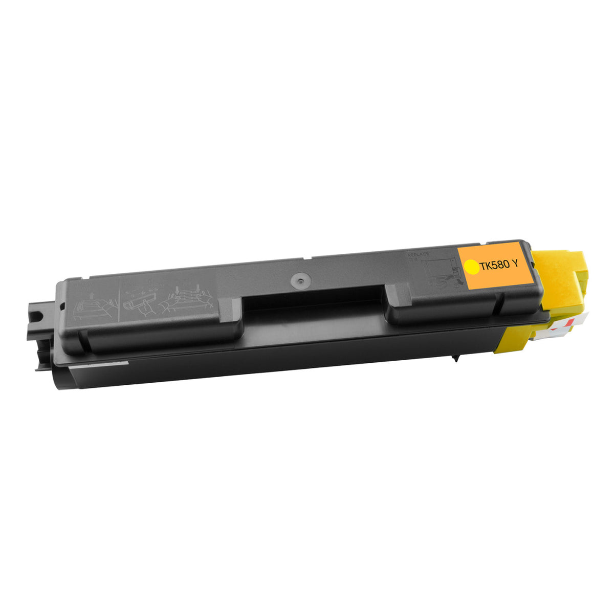 Toner compatibil Premium Economy Kyocera TK580 Y, Galben, 2800 pagini