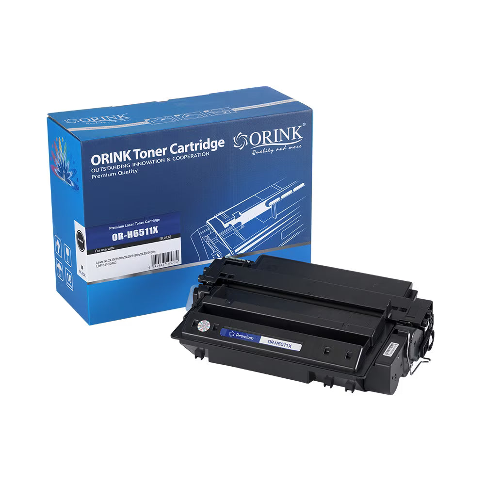 Toner compatibil HP 11X, Canon, Q6511X, CRG710, Negru, 12000 pagini