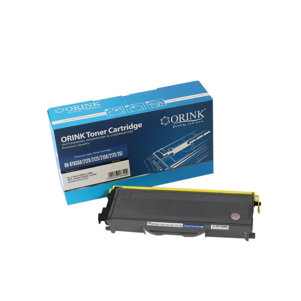 Toner compatibil Premium Economy Brother TN360, TN2120, TN2125, TN2150, Negru, 2600 pagini