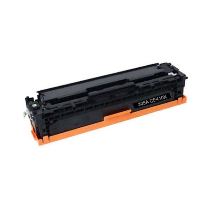 Toner compatibil HP 305A CC530A CE410A pentru HP Color LJ CP2020, HP Color LJ CP2024 și HP Color LJ CP2025, Negru, 4.000 pagini