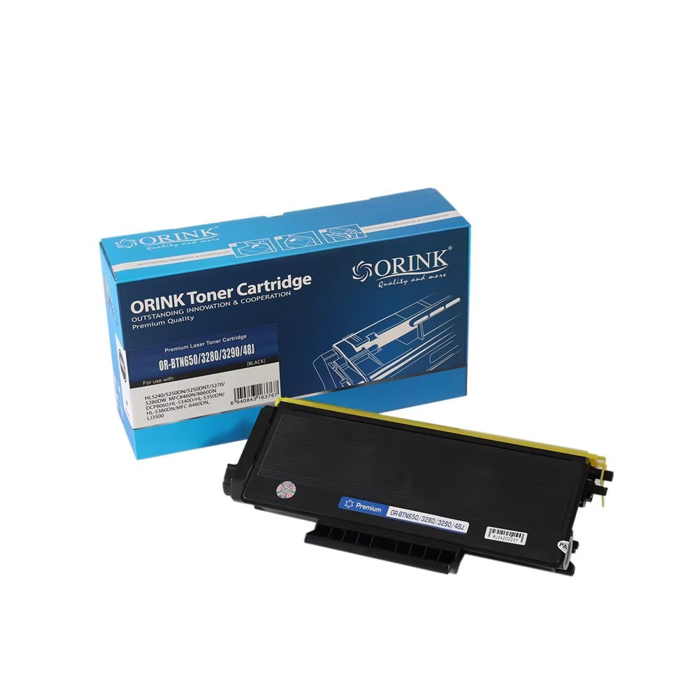 Toner compatibil Premium Economy Brother TN650, TN3280, TN3290, Negru, 8000 pagini