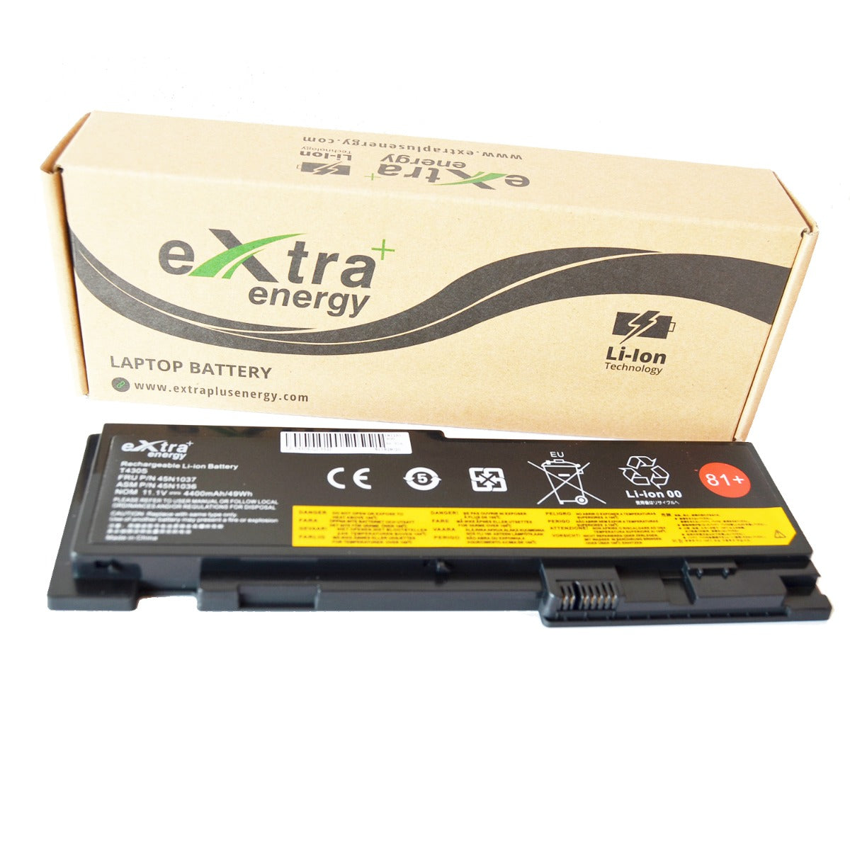 Baterie laptop Lenovo ThinkPad T430s T430si 45N1036 45N1037, 6 celule, 3800mAh, 11.1V, Li-Ion