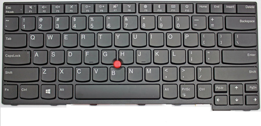 Tastatura laptop pentru Lenovo ThinkPad 13 T460S T470S Yoga 14 Yoga 460, US International, fără iluminare, fără NumPad