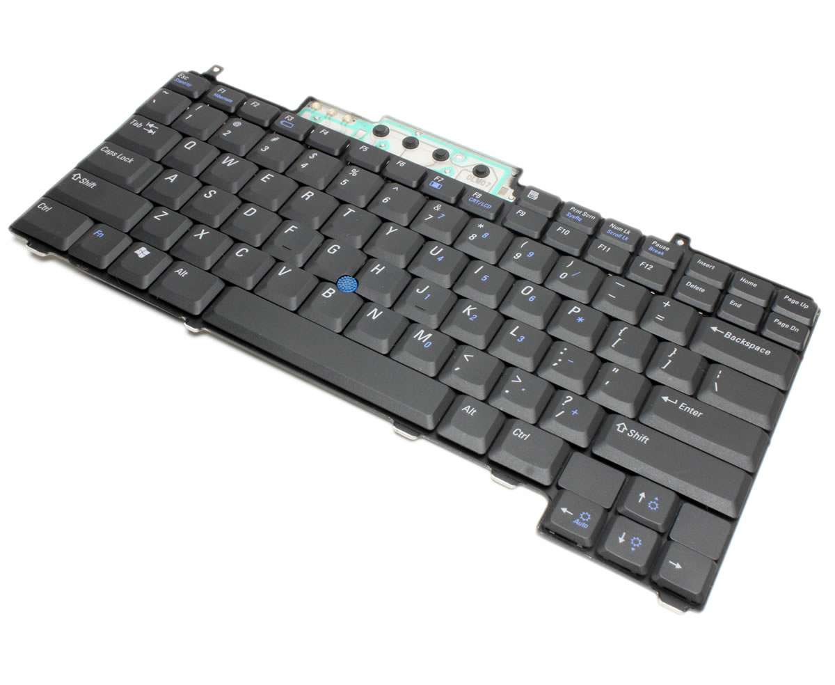 Tastatura laptop pentru Dell Latitude D620 D630 D631 D820 D830 Precision M65 M2300 M4300, US International, fără iluminare, fără NumPad