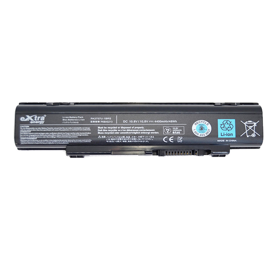 Baterie laptop Toshiba PA3757 PA3757U-1BRS PABAS213 Qosmio F60 F750 F755 F755-3D290 F755-S5219, 6 celule, 4400mAh, 10.8V, Li-Ion