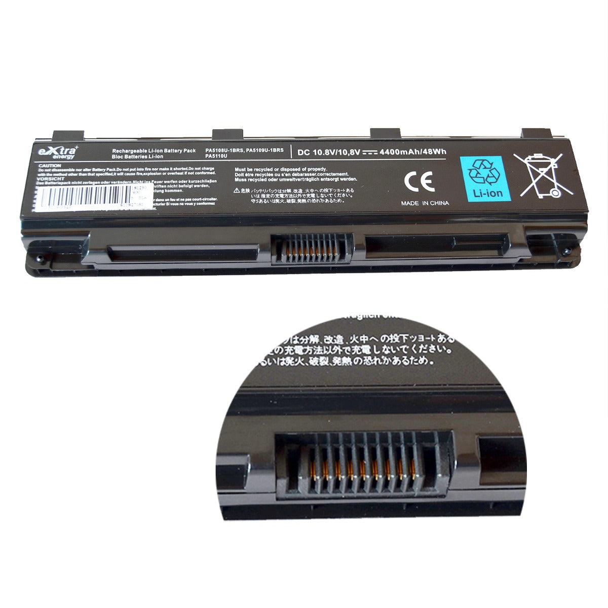 Baterie laptop Toshiba Satellite C50 P70 S75 PA5109U-1BRS, 6 celule, 4400mAh, 10.8V, Li-Ion