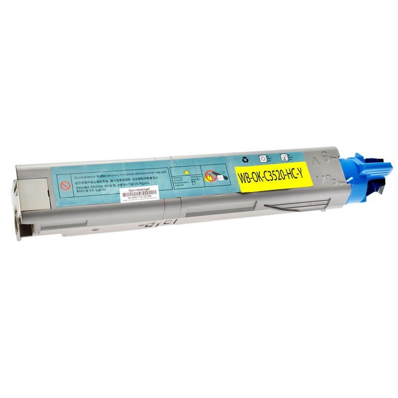 Toner compatibil OKI 43459321, Galben, 2000 pagini