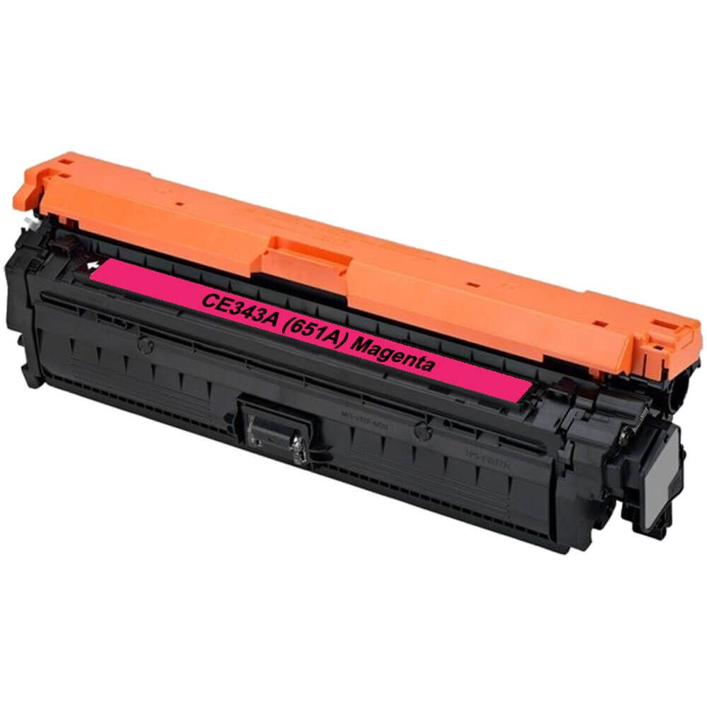 Toner compatibil HP 651A CE343A pentru HP LJ Enterprise 700 Color MFP M775dn, HP LJ Enterprise 700 Color MFP M775f și HP LJ Enterprise 700 Color MFP M775z, Magenta, 16.500 pagini