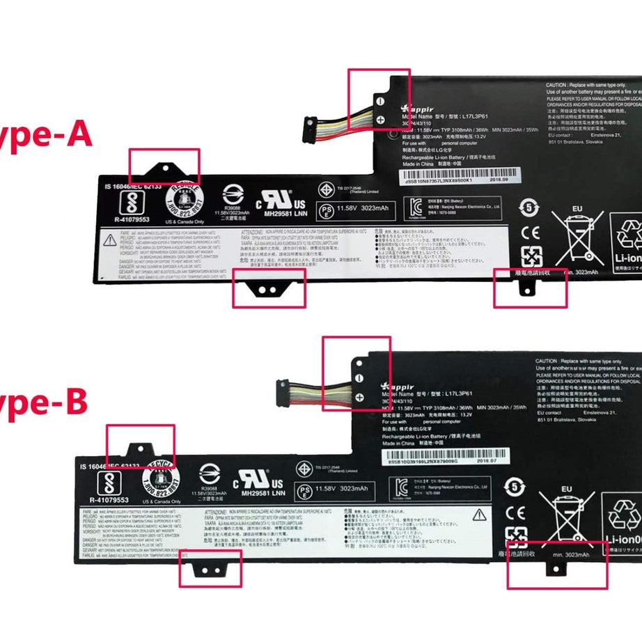 Baterie laptop Lenovo IdeaPad Yoga 720-12IKB 330-11IGM 320S-13IKB Flex 6-11IGM 7000-13 L17M3P61 L17C3P61 model A, 3 celule, 2000mAh, 11.52V, Li-Ion