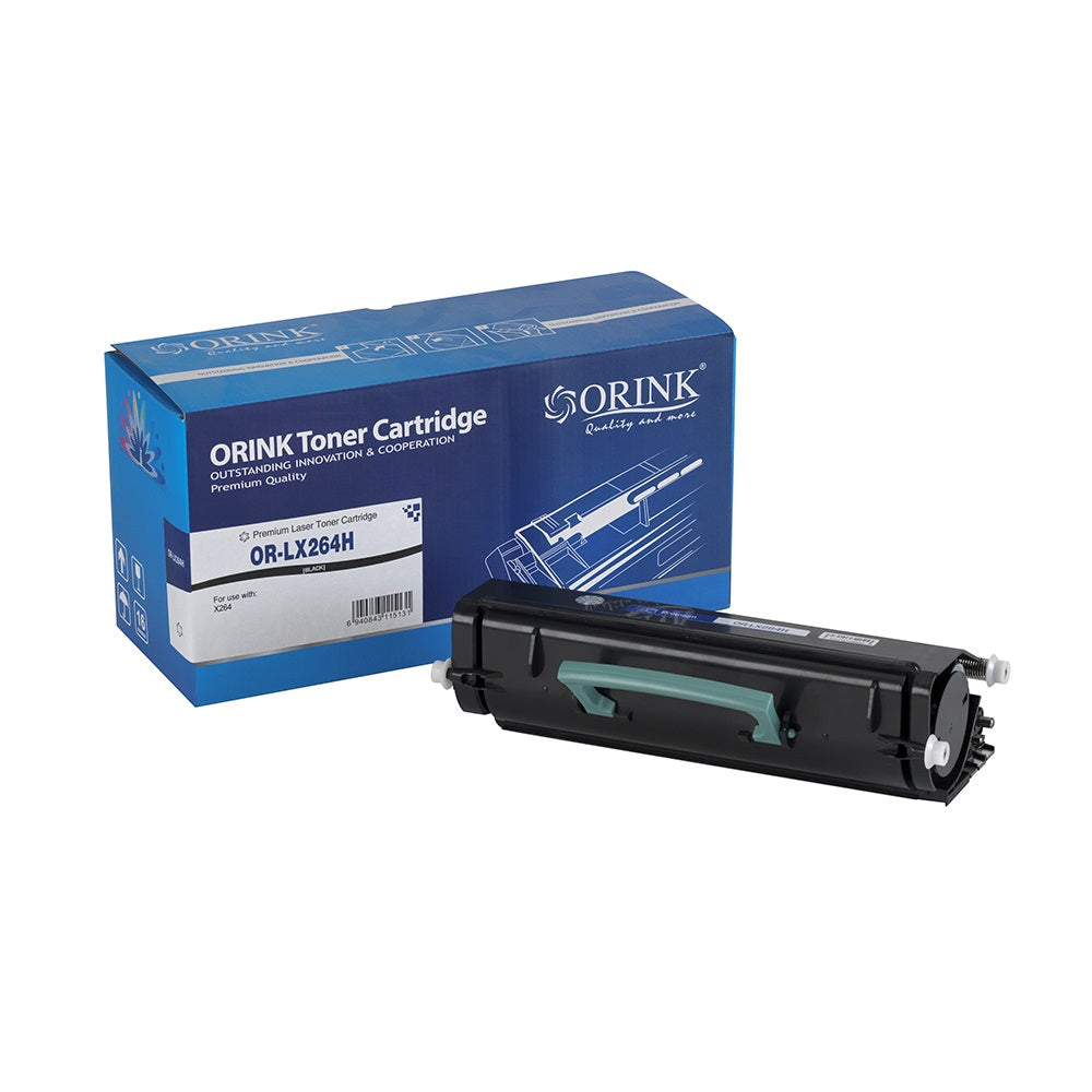 Toner compatibil Lexmark X264H pentru Lexmark X 264, Lexmark X 363 și Lexmark X 364, Negru, 9.000 pagini