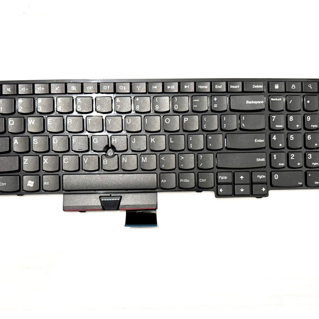 Tastatura laptop pentru Lenovo Edge E530 E530C E535 E545 130NV1A00 MP-11H53US-698 GL-105US 04W2443 0B35396 64B0HE no pointer, Nordic, fără iluminare, cu NumPad